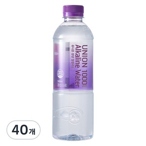 유니온천년알카리수, 500ml, 40개