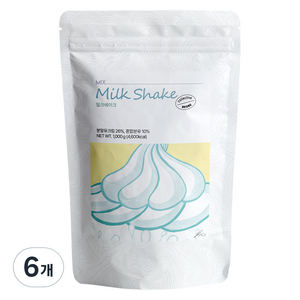 베오베 밀크쉐이크 파우더, 1kg, 6개