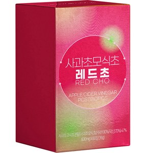 나우앤히어 사과초모식초 레드초 유산균, 1개, 36g