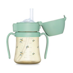 그로미미 PPSU 유아용 빨대컵, 200ml, 피스타치오, 1개