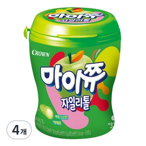 크라운 마이쮸 용기 사과, 110g, 4개