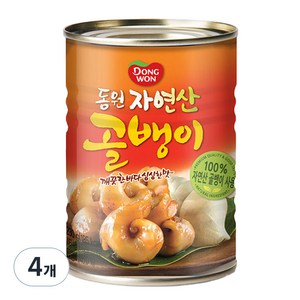 동원 자연산 골뱅이 통조림, 230g, 4개