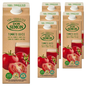 돈시몬 생과일 착즙 100% 토마토주스, 2L, 6개