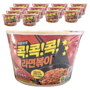 오뚜기 콕콕콕 라면볶이 용기 120g, 15개