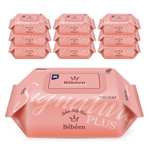 베베앙 시그니처 플러스 유아물티슈 캡형