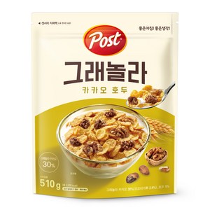 포스트 카카오 호두 그래놀라, 510g, 1개