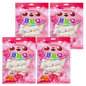 BBQ 바베큐용 머쉬멜로, 90g, 4개