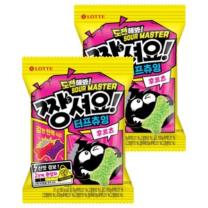 롯데웰푸드 짱셔요 터프츄잉 후르츠, 51g, 2개