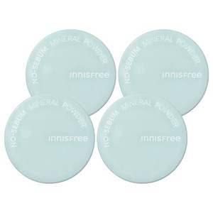 이니스프리 노세범 미네랄 파우더 5g, 4개