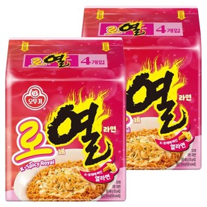 오뚜기 로열라면 120g, 8개