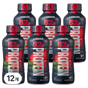 랩노쉬 프로틴 드링크 맥스 딸기, 400ml, 12개