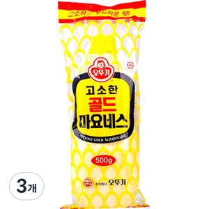 오뚜기 골드 마요네즈, 500g, 3개