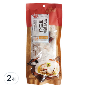 조은약초 수빈 백숙 재료 티백, 100g, 2개