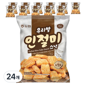 아름찬 우리쌀 인절미 스낵, 125g, 24개