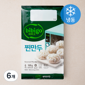 비비고 찐만두 (냉동), 168g, 6개