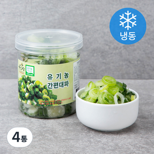 우리땅 유기농 인증 간편대파 (냉동), 150g, 4통