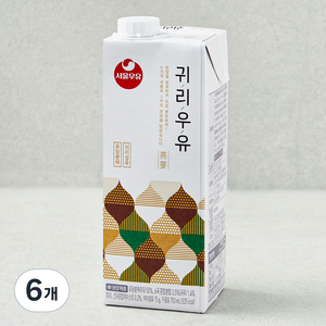 서울우유 귀리우유, 750ml, 6개