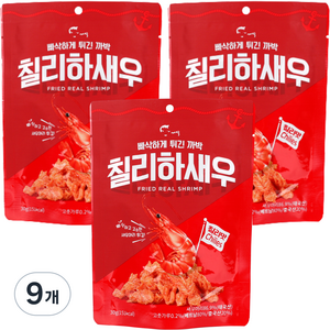 까박 새우머리튀김 칠리하새우, 30g, 9개