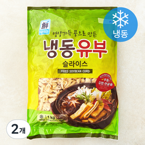 대림선 유부 슬라이스 (냉동), 1kg, 2개