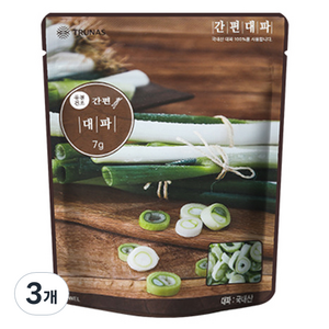 자연한알 간편양념 간편대파, 7g, 3개