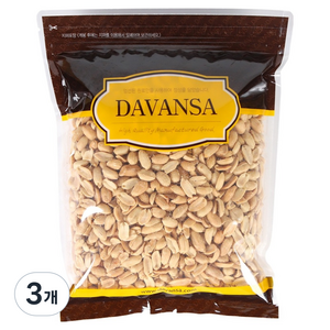 다반사 튀김땅콩, 1kg, 3개