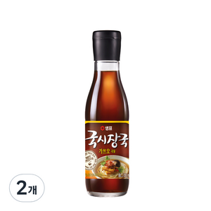 샘표 국시장국 가쓰오국물, 350ml, 2개