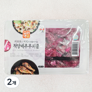 일가집 요리엔 적양배추무피클, 1kg, 2개