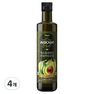 퍼니트 엑스트라버진 HASS 품종 아보카도오일, 4개, 250ml