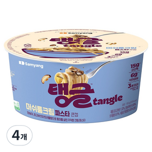 tangle 큰컵 탱글 머쉬룸 크림 파스타, 105g, 4개