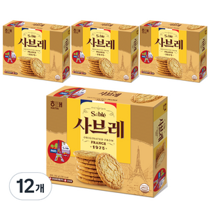 해태제과 사브레, 252g, 12개