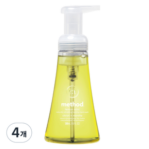 메소드 거품 핸드워시 레몬민트, 300ml, 4개