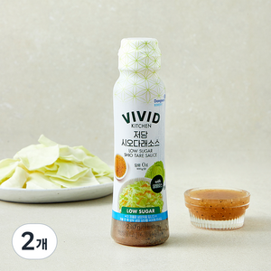 비비드키친 저당 시오다래소스, 210g, 2개