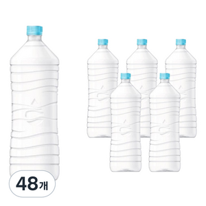 롯데칠성음료 하늘샘 생수 무라벨, 2L, 48개