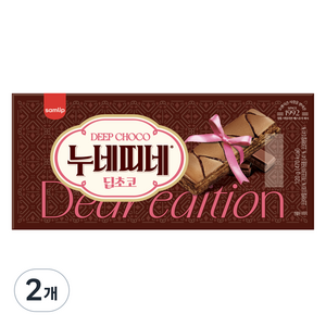 누네띠네 삼립 딥초코 디어에디션, 120g, 2개