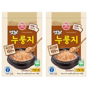 오뚜기 옛날 구수한 누룽지, 300g, 2개