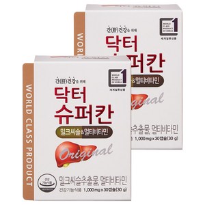 닥터슈퍼칸 밀크씨슬 멀티비타민, 30정, 2개