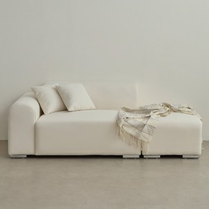 퍼리든 뮤즈 패브릭 2인용 쇼파 + 쿠션 2p + 스툴