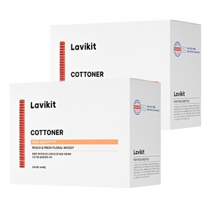 라비킷 코트너 시트 섬유유연제 살구머스크향 본품, 40개입, 2개