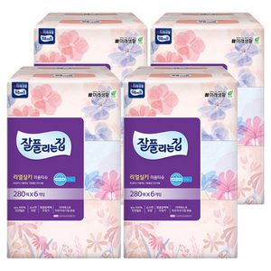 잘풀리는집 천연펄프 미용티슈 2겹, 280매입, 24개