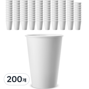 무인쇄 테이크아웃 종이컵 300ml, 100개, 2세트