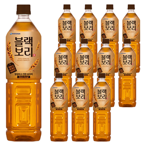 하이트진로 블랙보리 오리지널, 1.5L, 12개