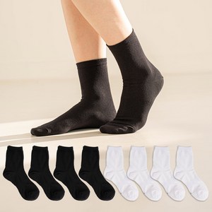 삭스팩토리 여성용 노빵꾸 구멍 안나는 중목 양말 8켤레