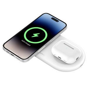 벨킨 부스트업 프로 Qi2 15W 2in1 마그네틱 무선 충전 패드