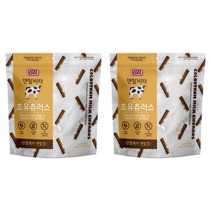 슈퍼킹 강아지 덴탈비타 초유츄러스 덴탈껌 50개입, 관절케어, 500g, 2개