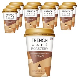 프렌치카페 카페오레 컵커피, 200ml, 10개
