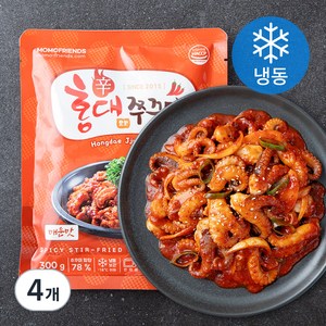 모모프렌즈 홍대쭈꾸미 매운맛 (냉동), 300g, 4개