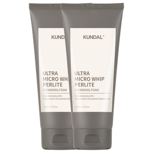 쿤달 울트라 마이크로 휩 펄라이트 클렌징 폼, 175ml, 2개