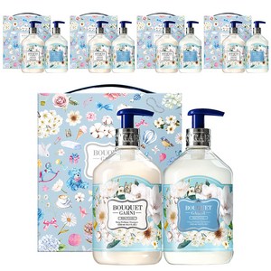 부케가르니 딥퍼퓸 샴푸+트리트먼트 베이비파우더 헤어세트, 5세트