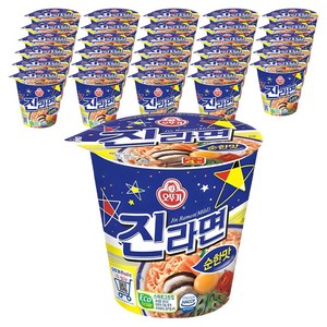 오뚜기 진라면 순한맛 컵 65g, 60개