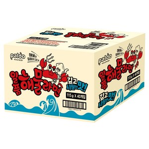 팔도일품 해물라면 115g, 40개